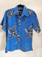 CIBI COTTON SHIRT BLUE HAWAIIAN SIZE 16Y