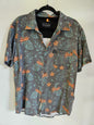 DEAF COTTON SHIRT FADED BLACK TROPICAL SIZE L