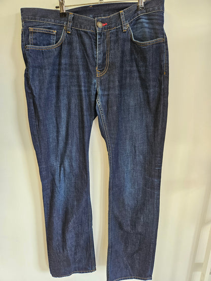 RODD AND GUNN DENIM JEANS DARK BLUE SIZE 36