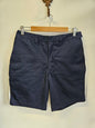 ADIDAS COTTON SHORTS NAVY WHITE STRIPE SIZE 30
