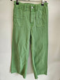 ZARA DENIM PANTS GREEN SIZE 10Y