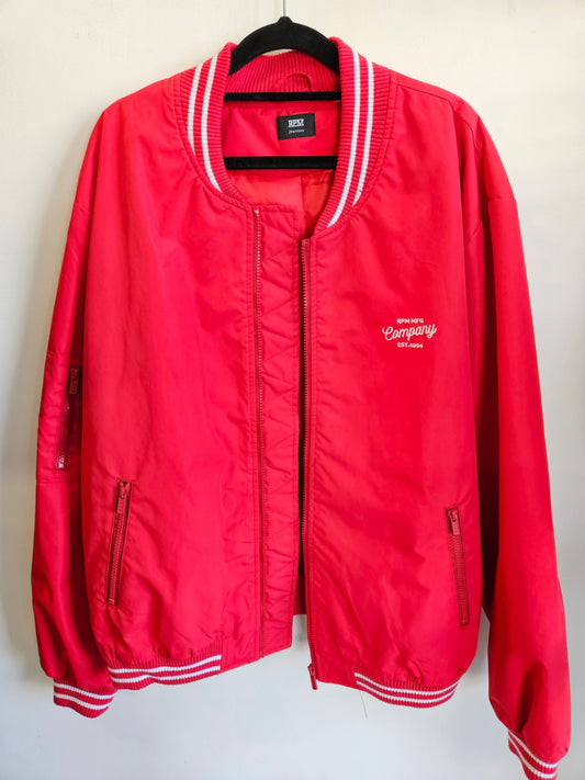 RPM NYLON JACKET RED SIZE 14