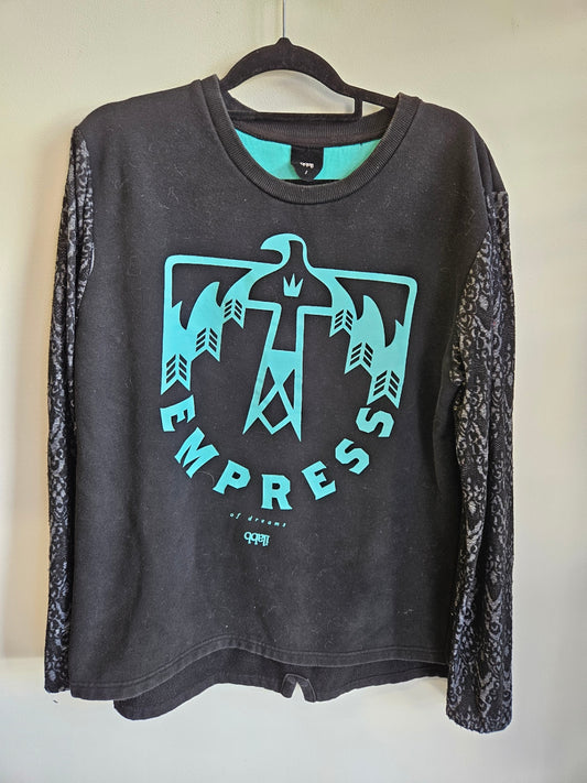 ILABB COTTON SWEATER BLACK SIZE L