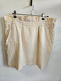 FOREVER NEW COTTON VISCOSE BLEND SKIRT BEIGE SIZE XL
