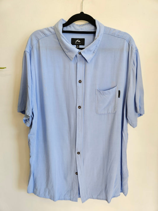 RUSTY COTTON SHIRT LIGHT BLUE SIZE XL