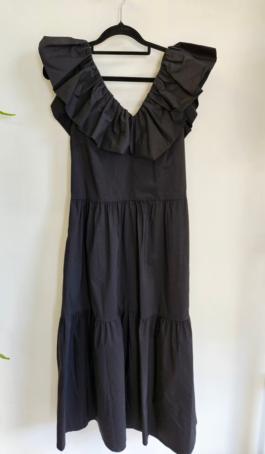 ISABEL AND NINA COTTON DRESS BLACK SIZE 10