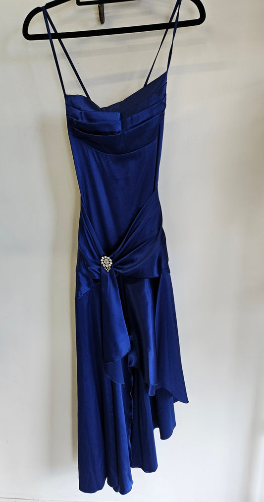 MR K SATIN DIAMANTE FORMAL DRESS EMERALD SIZE M