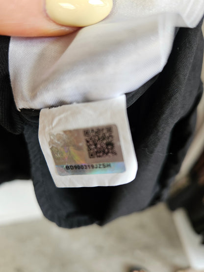 MONCLER COTTON DRESS BLACK SIZE S