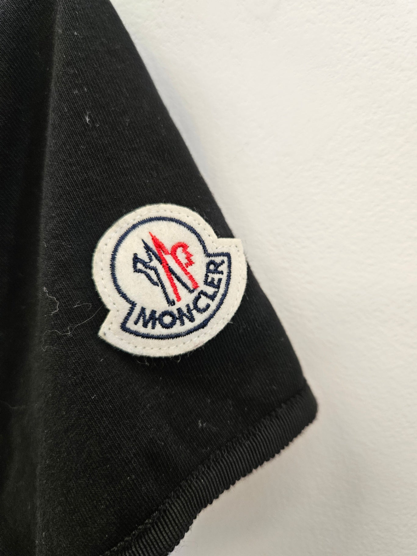 MONCLER COTTON DRESS BLACK SIZE S