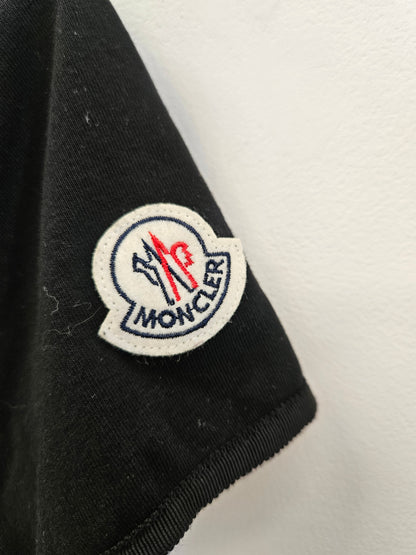 MONCLER COTTON DRESS BLACK SIZE S